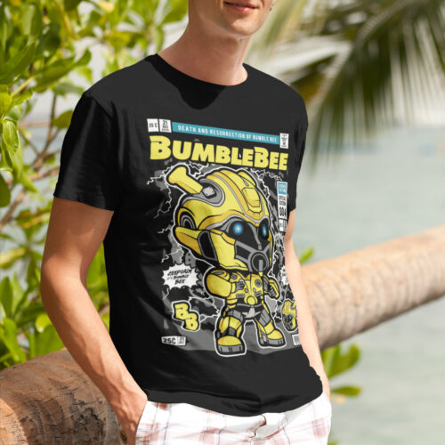 Bumble Bee Superhero Graphic T-shirt