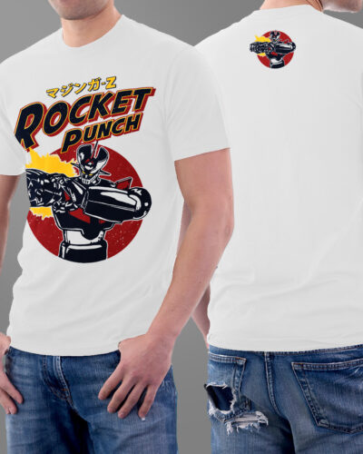 Rocket Punch Anime Robot Graphic T-shirt