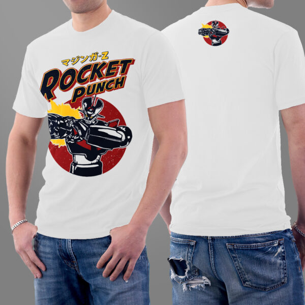 Rocket Punch Anime Robot Graphic T-shirt