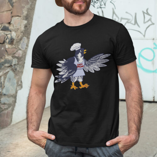 Chef Falcon Funny Animal Graphic T-shirt