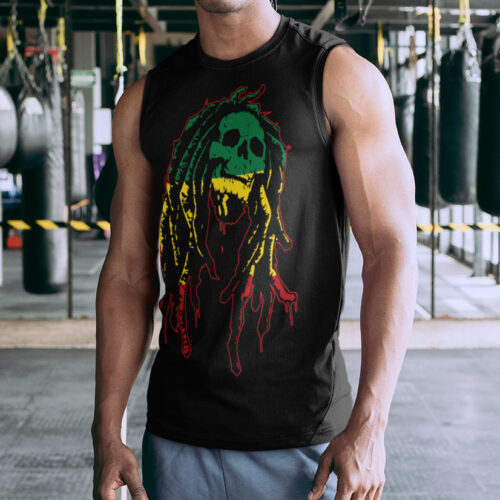 Bob Marley Skull Tank top