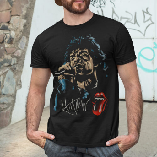 Mick Jagger Music Graphic T-shirt