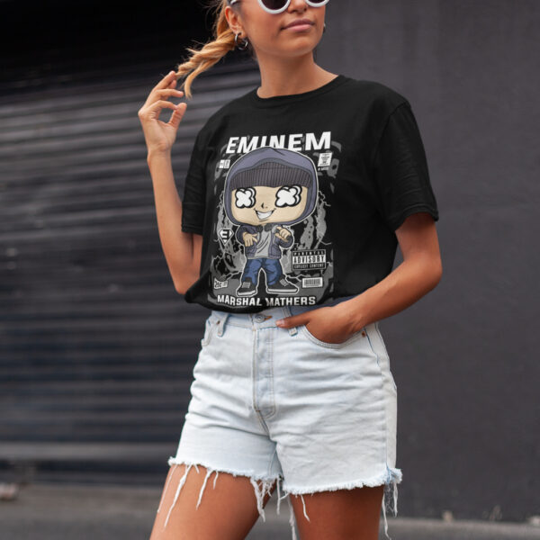 Eminem 8 Mile Music Graphic T-shirt - Image 2
