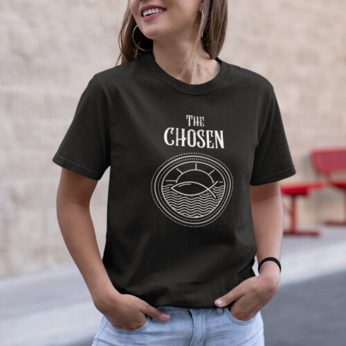 The Chosen Religious Line Art Graphic T-shirt