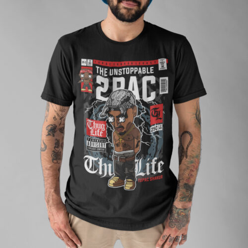 Tupac Music Graphic T-shirt