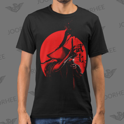 Samurai Japanese Warrior Graphic T-shirt