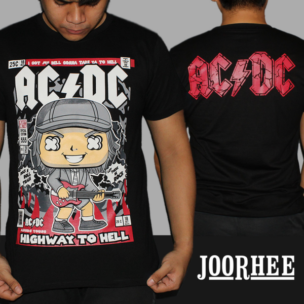 AC DC Rock Band Music Graphic T-shirt