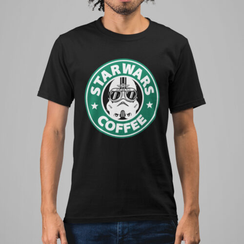 Starwars Coffee Typography T-shirt
