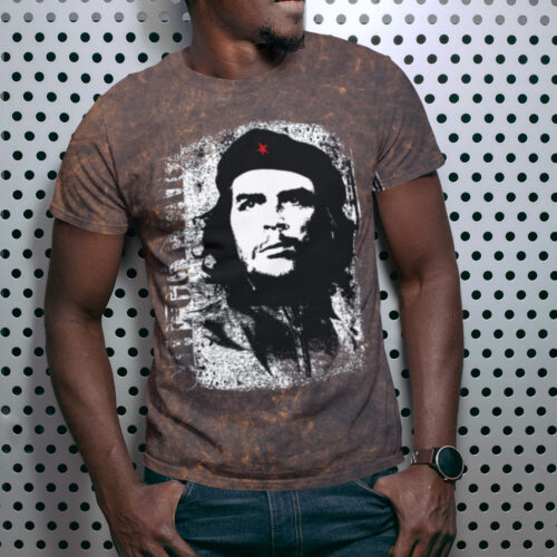 Che Guevara Acid Wash Tie Dye T-shirt