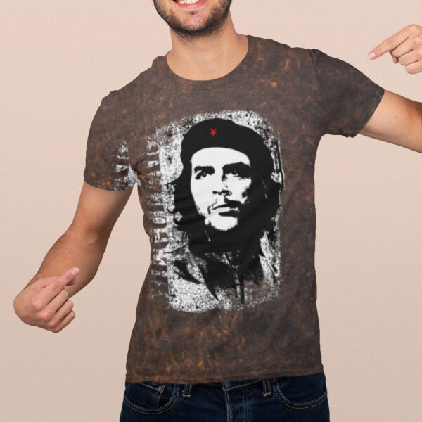 Che Guevara Acid Wash Tie Dye T-shirt - Image 3