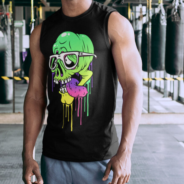Color Skull Graffiti Tank top - Image 2