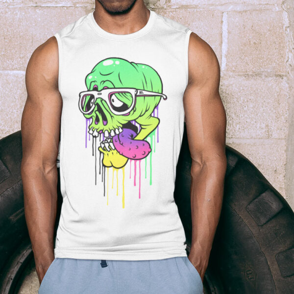 Color Skull Graffiti Tank top - Image 3