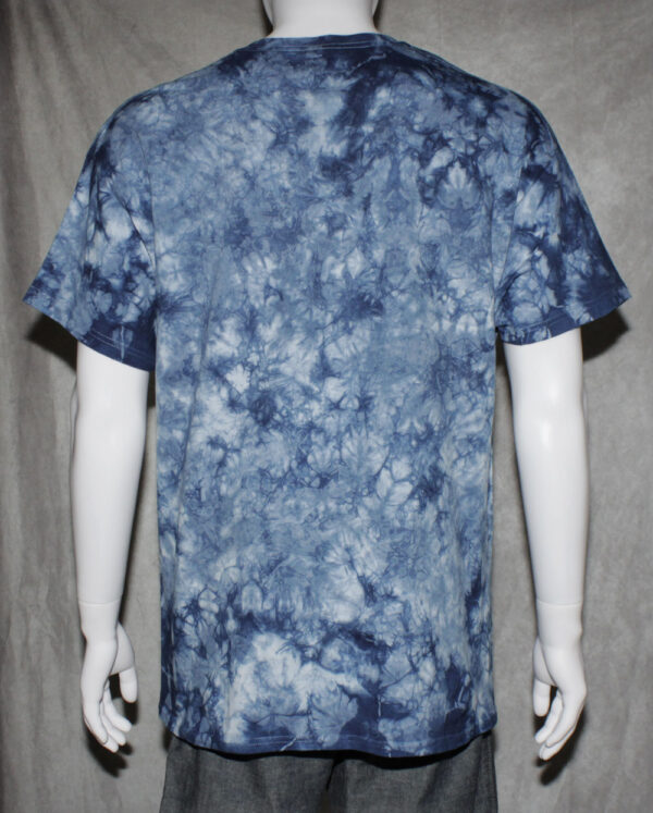 Blue Scrunch Tie Dye T-Shirt - Image 5