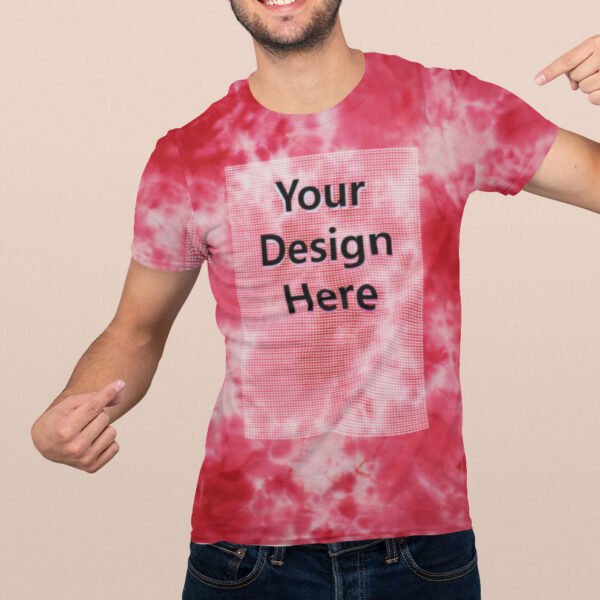 Custom Printed Tie Dye T-shirt - Image 2