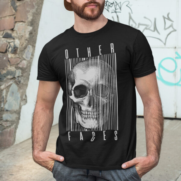 Other Faces Skull Graphic T-shirt - Image 2