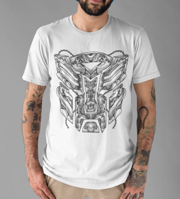Transformer Badge Robot Movie T-shirt - Image 6