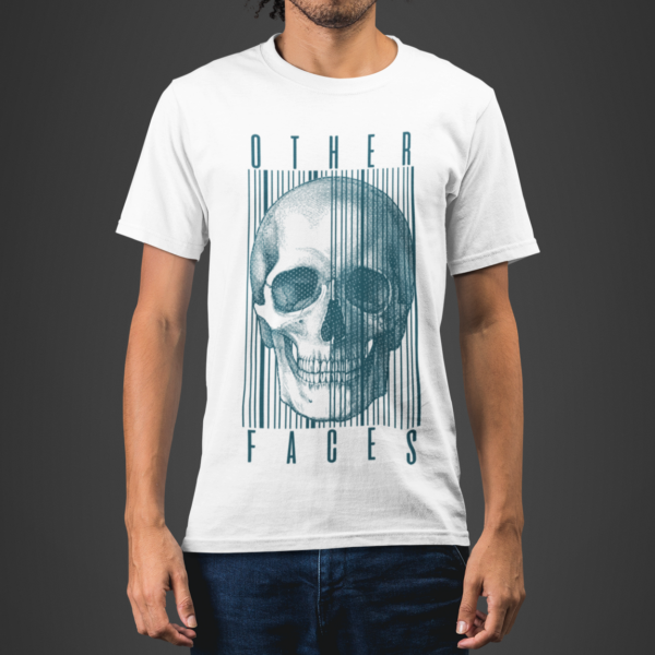 Other Faces Skull Graphic T-shirt - Image 3