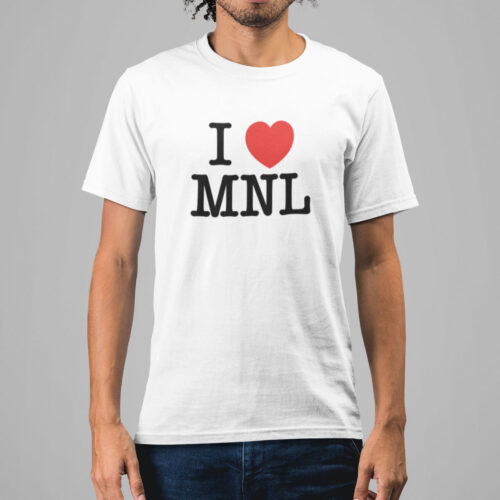 I Love Manila Typography Philippines T-shirt