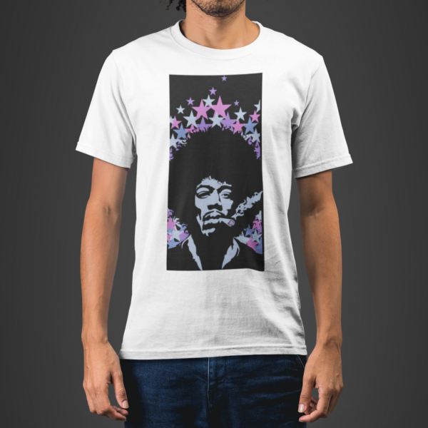 Jimi Hendrix Music Star T-shirt - Image 3