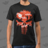 STAND and BLEED Skull Grunge Design T-shirt