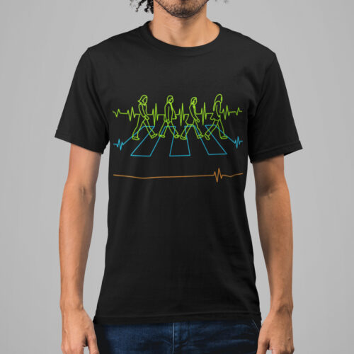 Legend Electrocardiography Music Line Art Vintage Graphic T-shirt