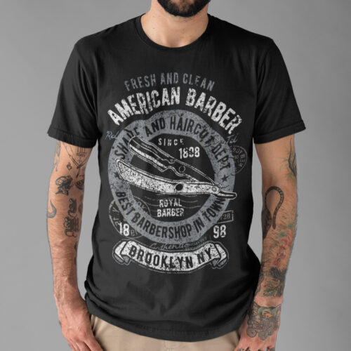 Razor Blade Barber Vintage T-shirt