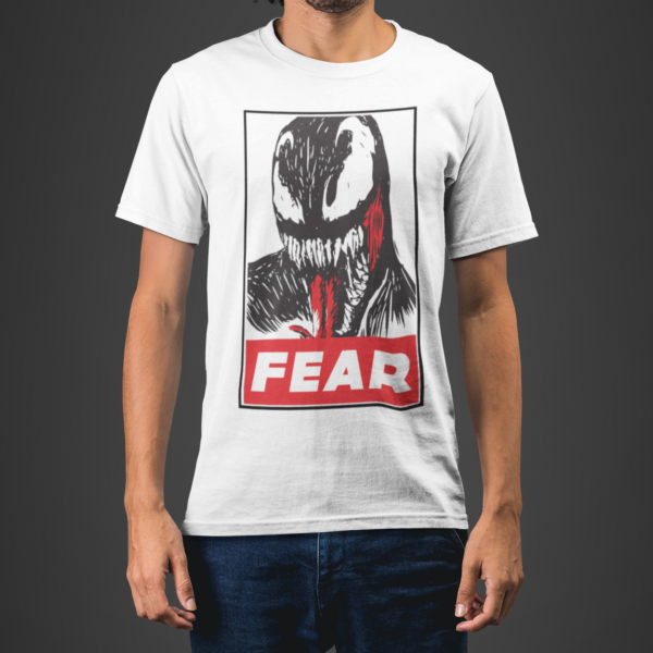 Symbiote-Fear Anime Graphic T-shirt - Image 3