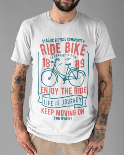 Ride Bike Bicycle Graphic T-shirt