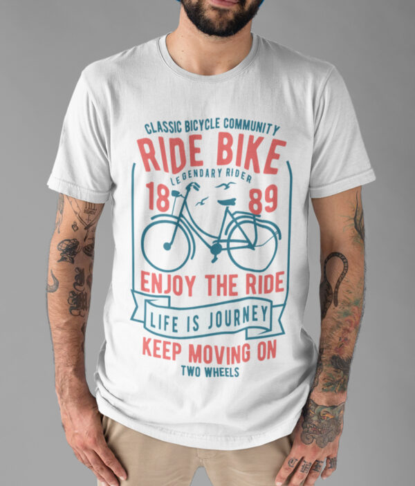 Ride Bike Bicycle Graphic T-shirt