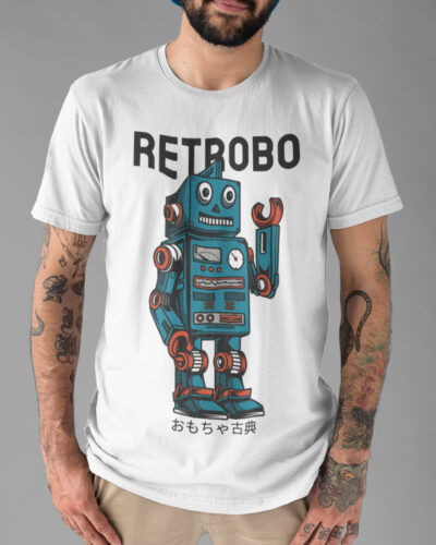 Retrobo Vintage Japanese Robot T-shirt