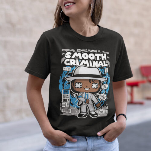 Michael Jackson Smooth Criminal Music Graphic T-shirt