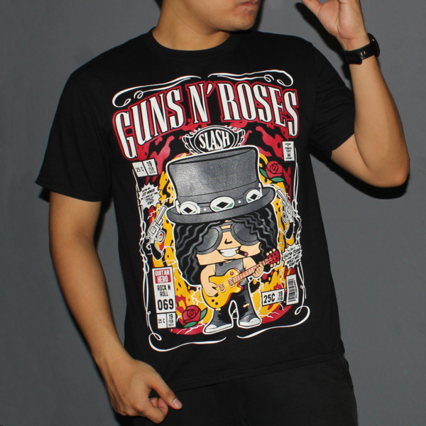 Guns N Roses Slash Music Graphic T-shirt - Image 3