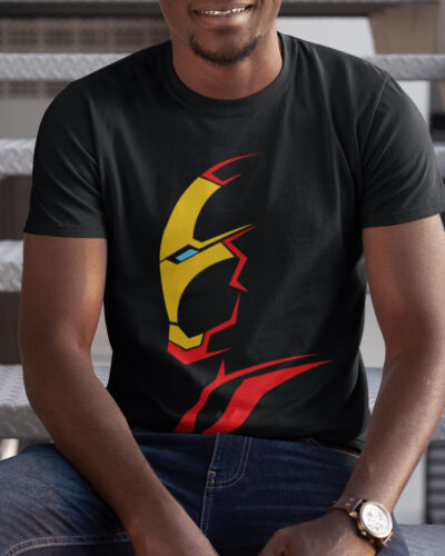 Iron Man Shadow Superhero Graphic T-shirt