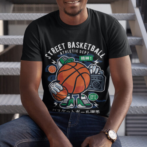 Street Basketball Sports Graphic T-shirt
