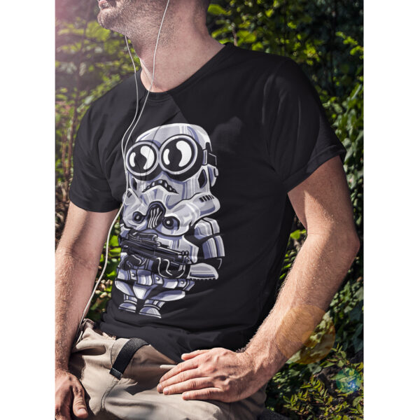 Minion Trooper Funny Anime Graphic T-shirt - Image 3