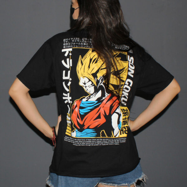 Son Goku Japanese Anime T-shirt - Image 2