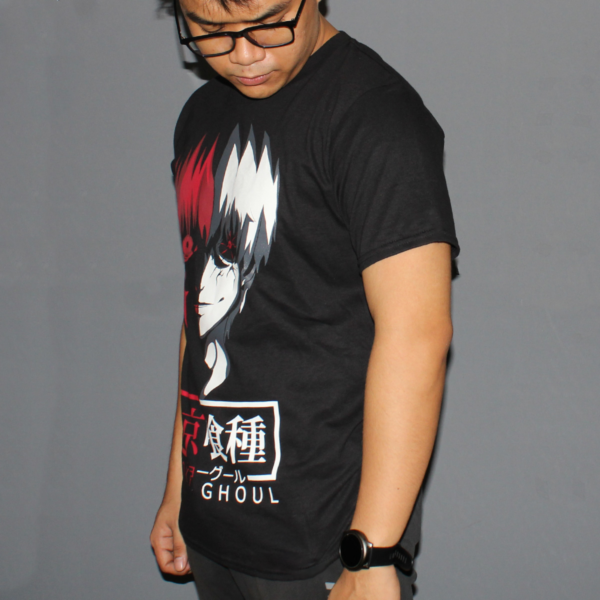 Tokyo Ghoul Kaneki Japanese Anime Graphic T-shirt - Image 3