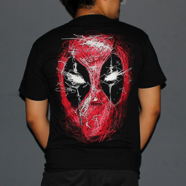 Deadpool Superhero Graphic T-shirt - Image 3