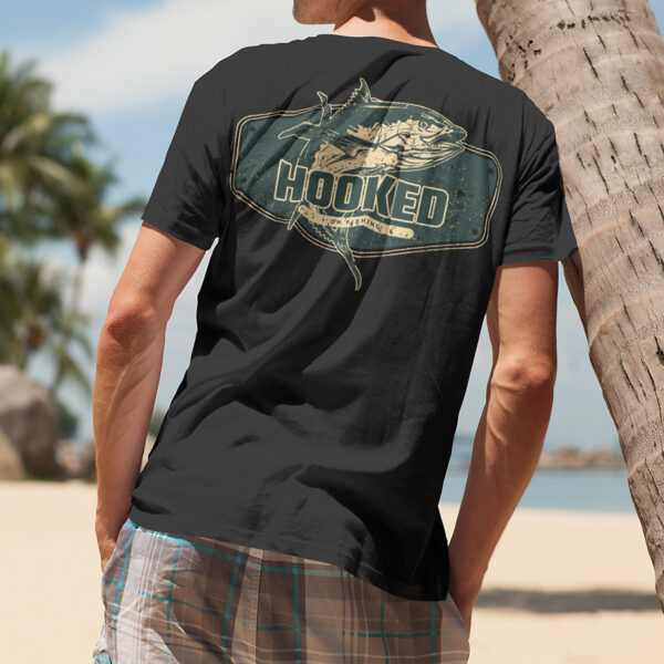 Hooked On Fishing Vintage T-shirt - Image 4