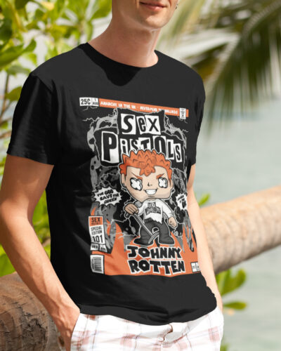 Johnny Rotten Sex Pistols Music Graphic T-shirt