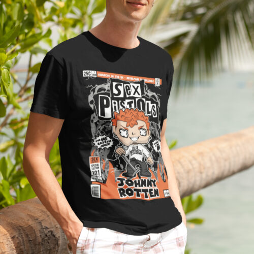 Johnny Rotten Sex Pistols Music Graphic T-shirt