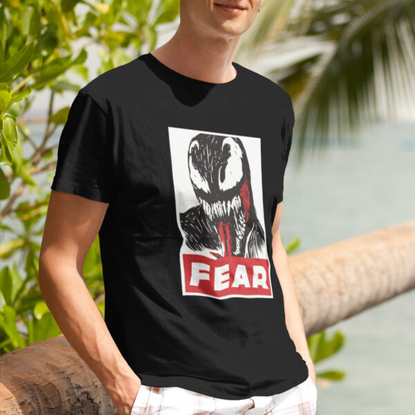 Symbiote-Fear Anime Graphic T-shirt - Image 2