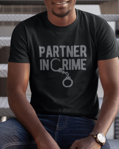 Partners In Crime Typography Graphic T-shirt