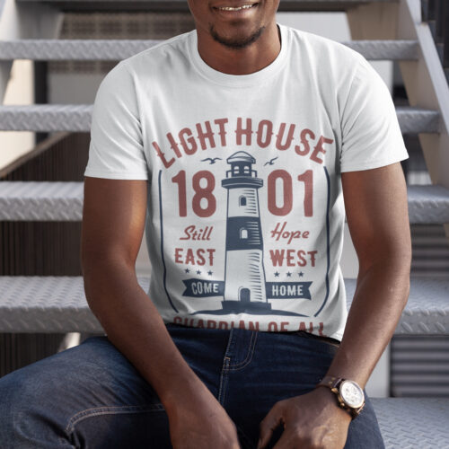 Lighthouse Sea Vintage T-shirt