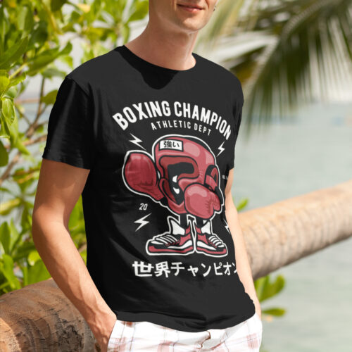 Boxing Champion Sports Graphic T-shirt