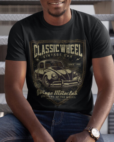 Classic Wheel Vintage Graphic T-shirt