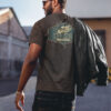 Hooked on Fishing Acid Wash T-shirt - Image 2