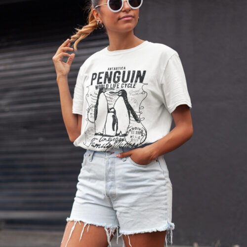 Penguin Animal Vintage T-shirt