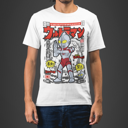 Ultraman Superhero Vintage Graphic T-shirt