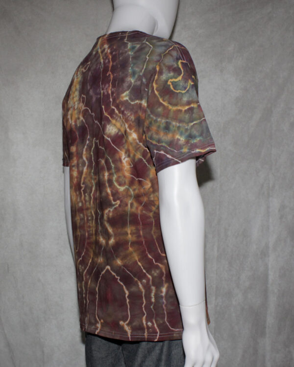 Flower and Geode Tie Dye T-Shirt - Image 3